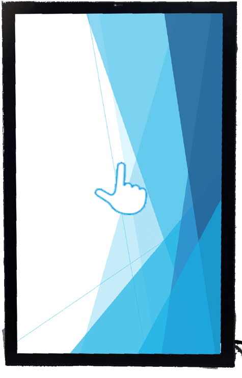 デジタルサイネージ　屋外壁掛タッチパネル　K6HT-43-30 43インチ(高輝度3000cdモデル）