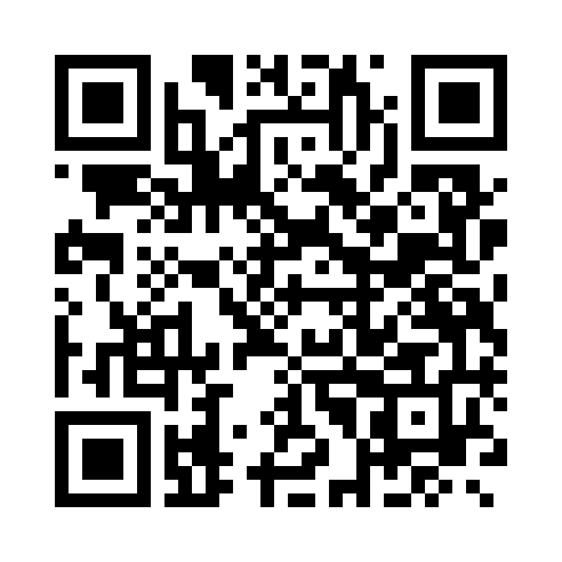 内見予約サイトの案内ページにつながるQRコード